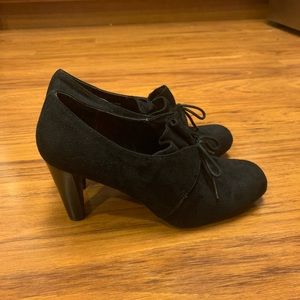 San Marino Black Suede Shoes